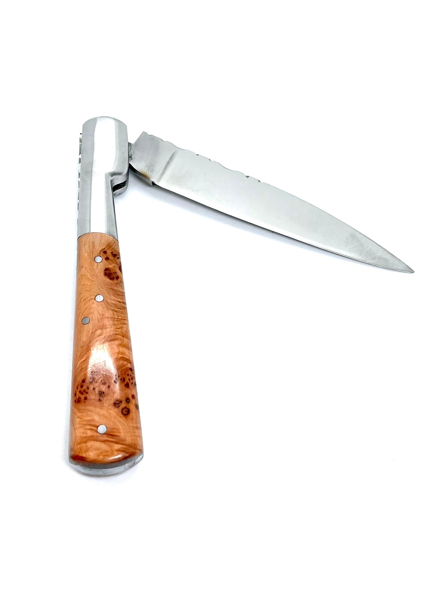 Coutellerie Passarelli - Couteau Vendetta lame pliable 13 cm Loupe de Cade