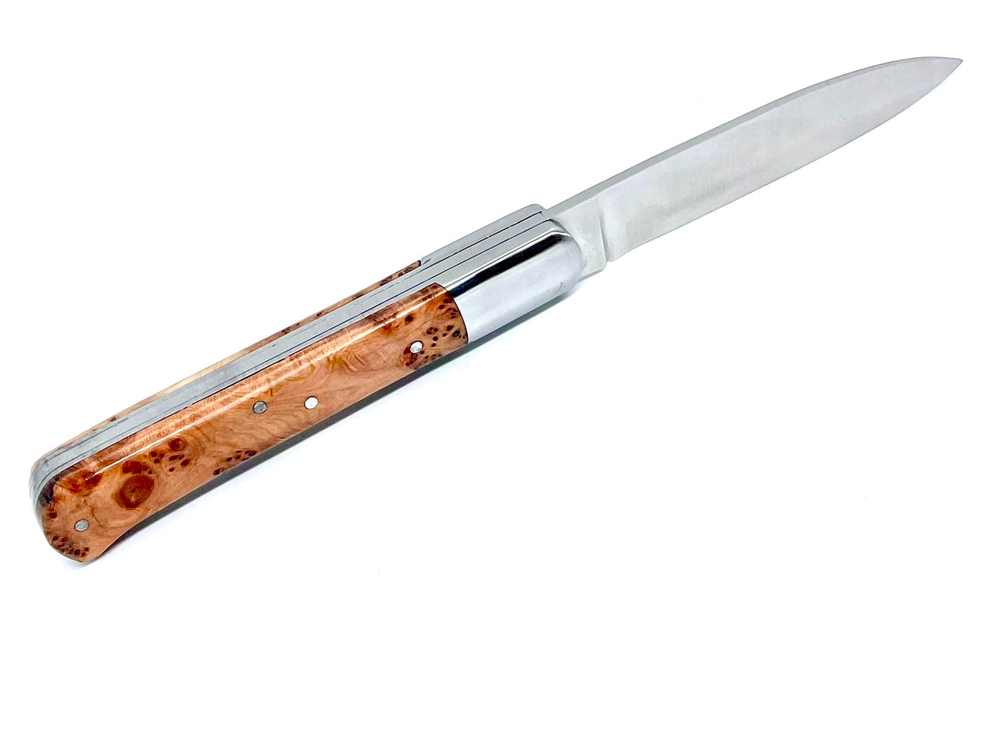 Coutellerie Passarelli - Couteau Yssingeaux lame pliable 10,5 cm Loupe de Cade