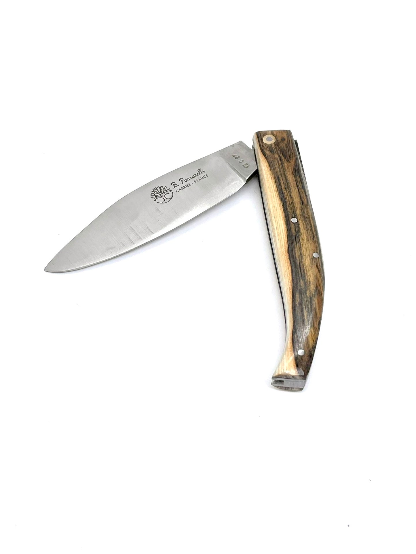 Coutellerie Passarelli - Couteau saint-Amand lame pliable 11 cm Pistachier Térébinthe