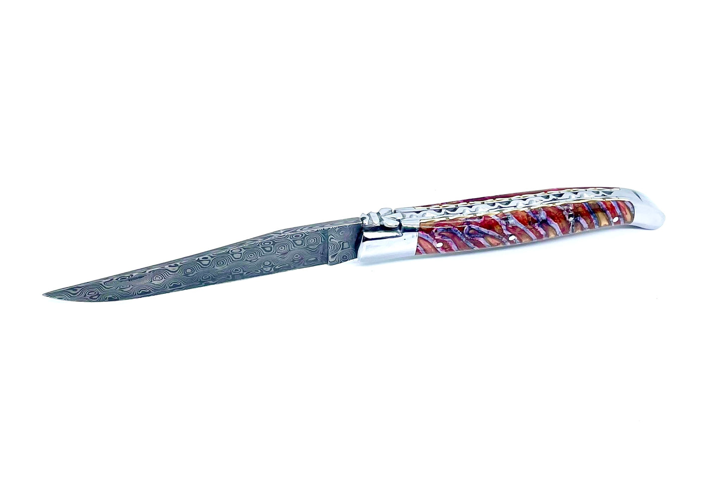 Laguiole Mammoth Backenmesser Damastklinge