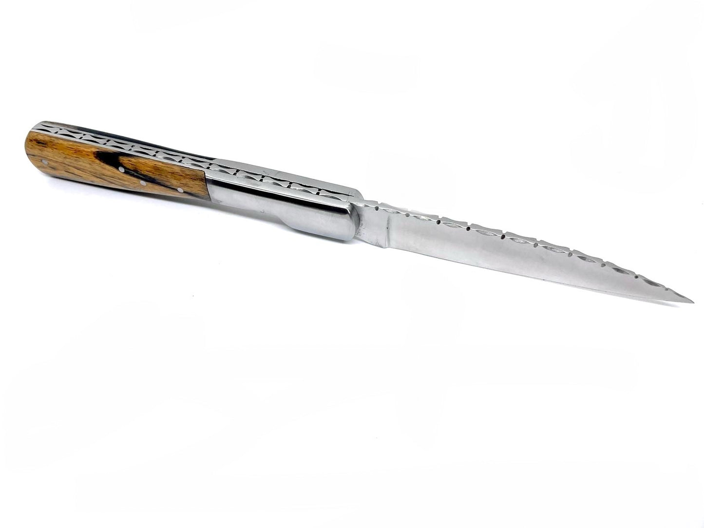 Coutellerie Passarelli - Couteau Vendetta lame pliable 13 cm Ebène Royale du Laos