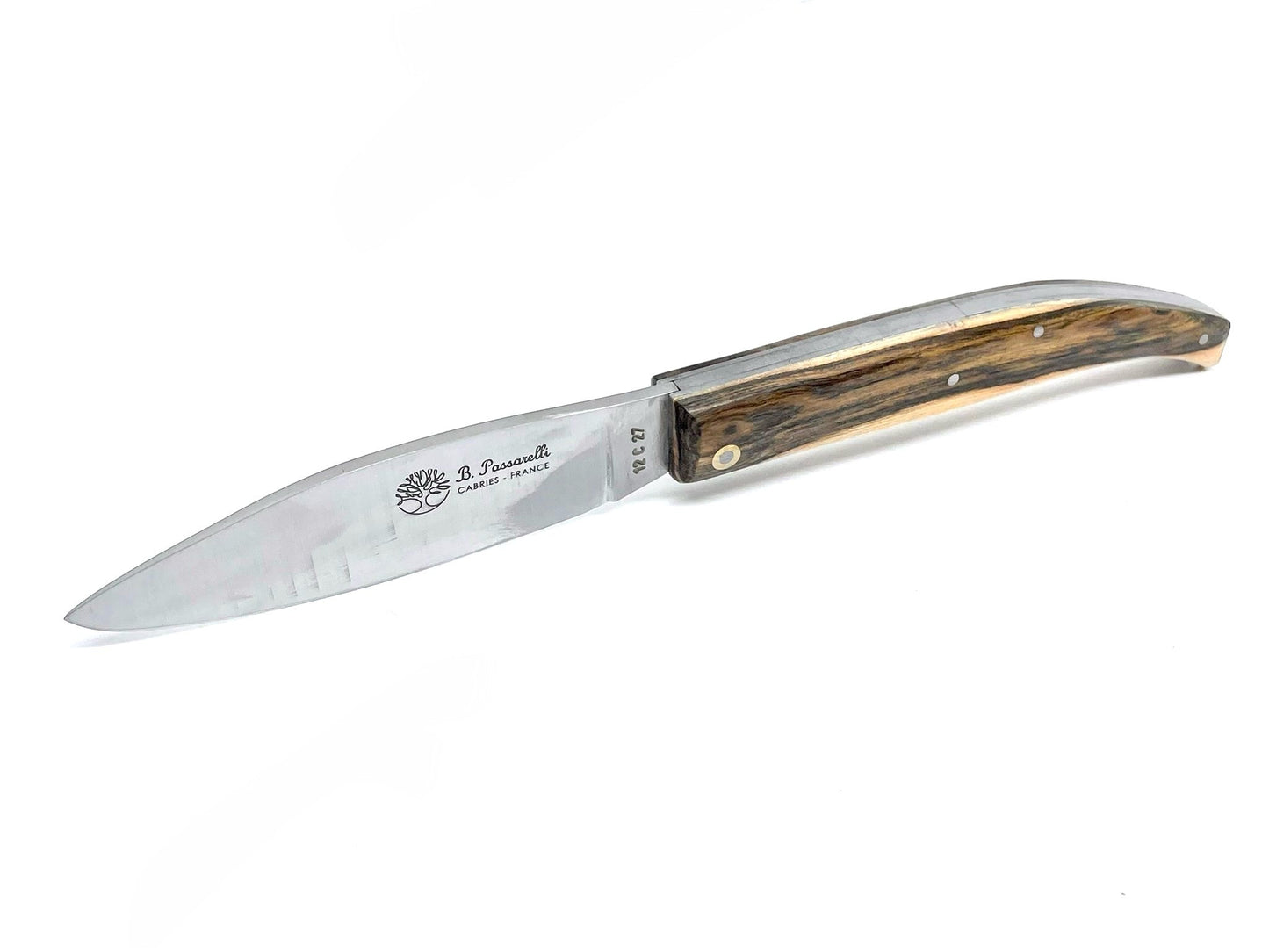 Coutellerie Passarelli - Couteau saint-Amand lame pliable 11 cm Pistachier Térébinthe