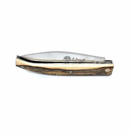 Coutellerie Passarelli - Couteau saint-Amand lame pliable 11 cm Pistachier Térébinthe