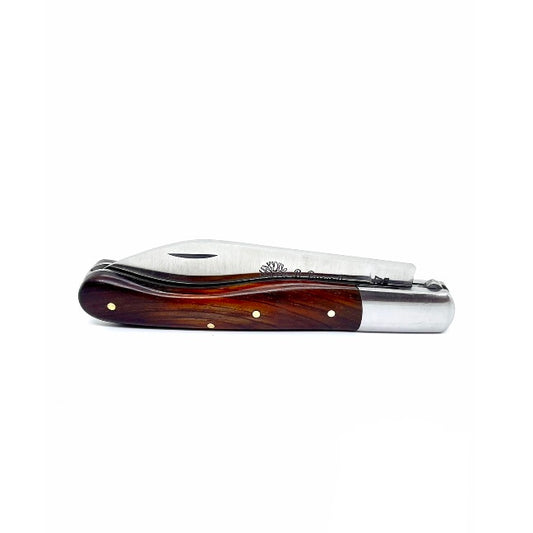Coutellerie Passarelli - Couteau Aurillac lame pliable 10.5 cm Cocobolo