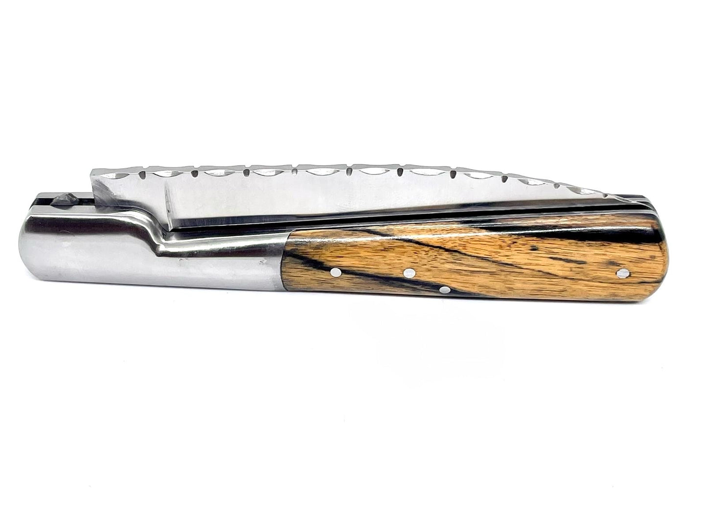 Coutellerie Passarelli - Couteau Vendetta lame pliable 13 cm Ebène Royale du Laos