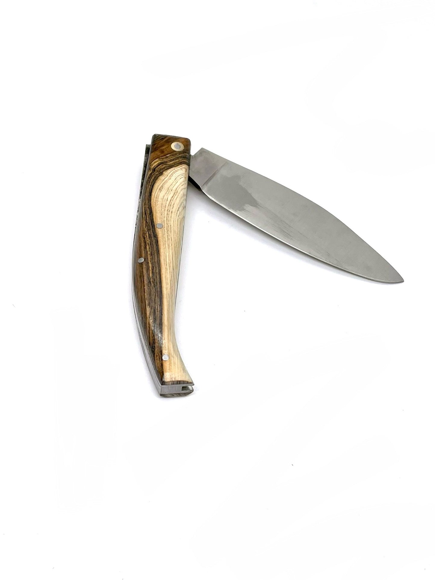Coutellerie Passarelli - Couteau saint-Amand lame pliable 11 cm Pistachier Térébinthe
