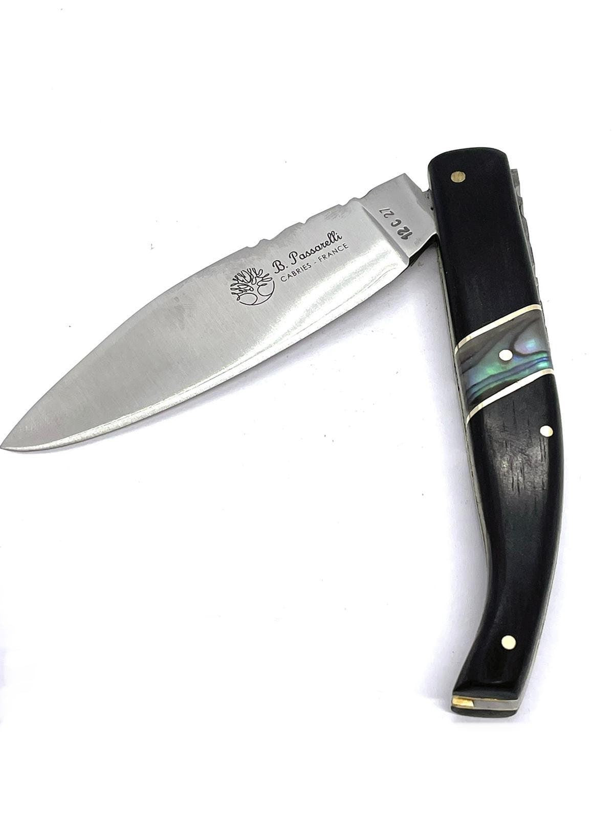 Saint Amand Messer Gabunisches Ebenholz und Abalone