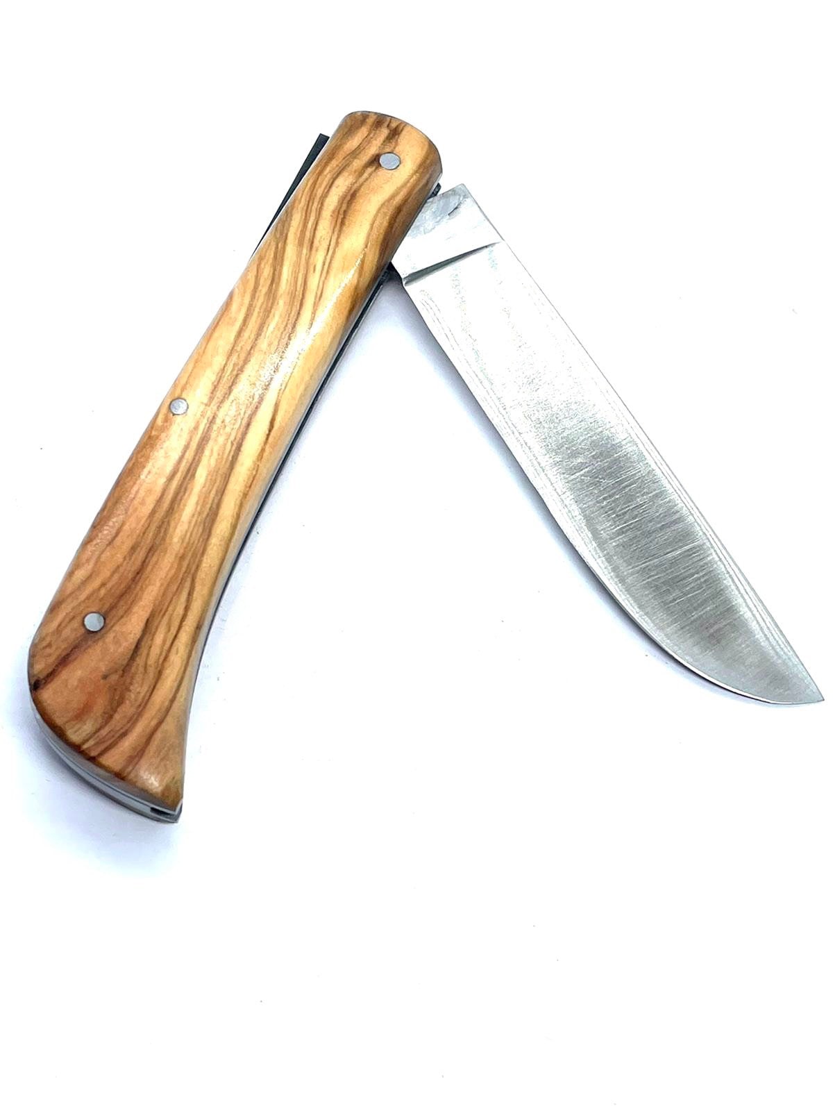 Paar Oliventeller für Messer