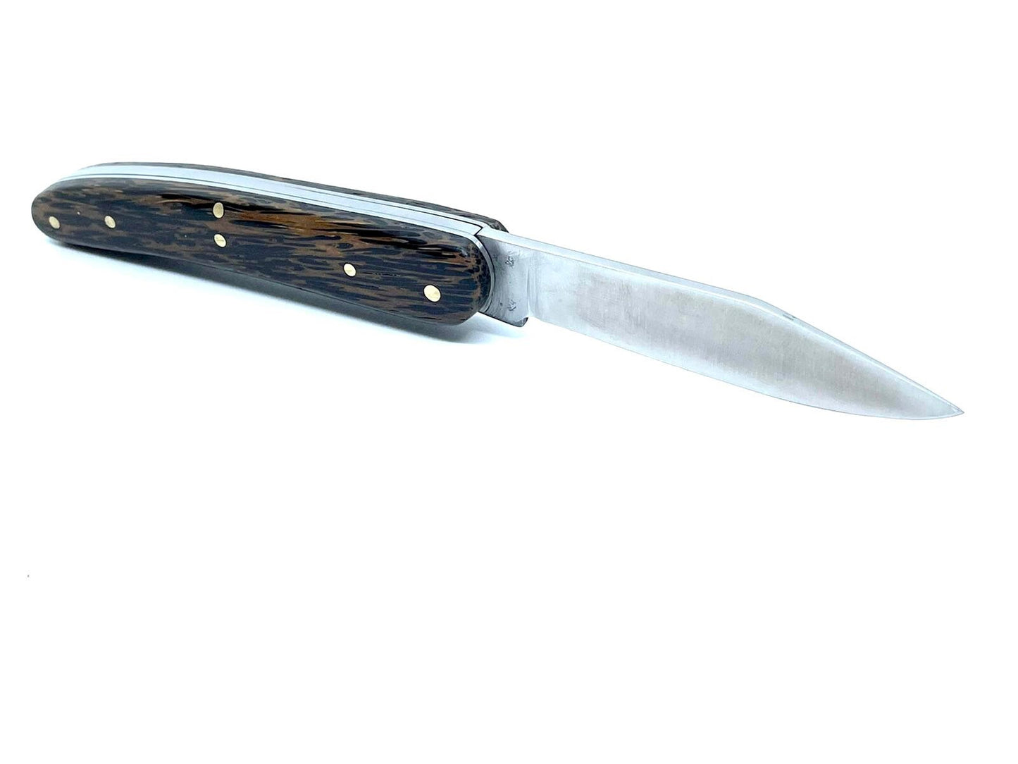 Coutellerie Passarelli - Couteau Alsacien lame pliable 10 cm Bois de palmier noir