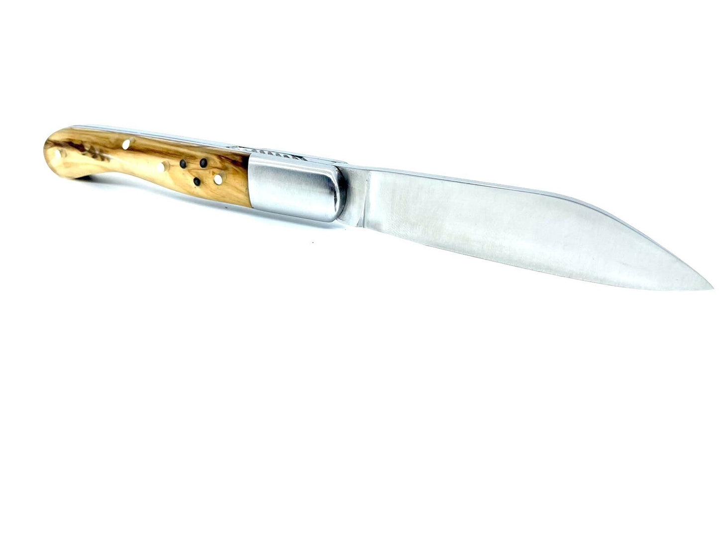 Waldschnepfen-Malerfeder und Aurillac-Modellmesser-Jagdkugeln in Olivier