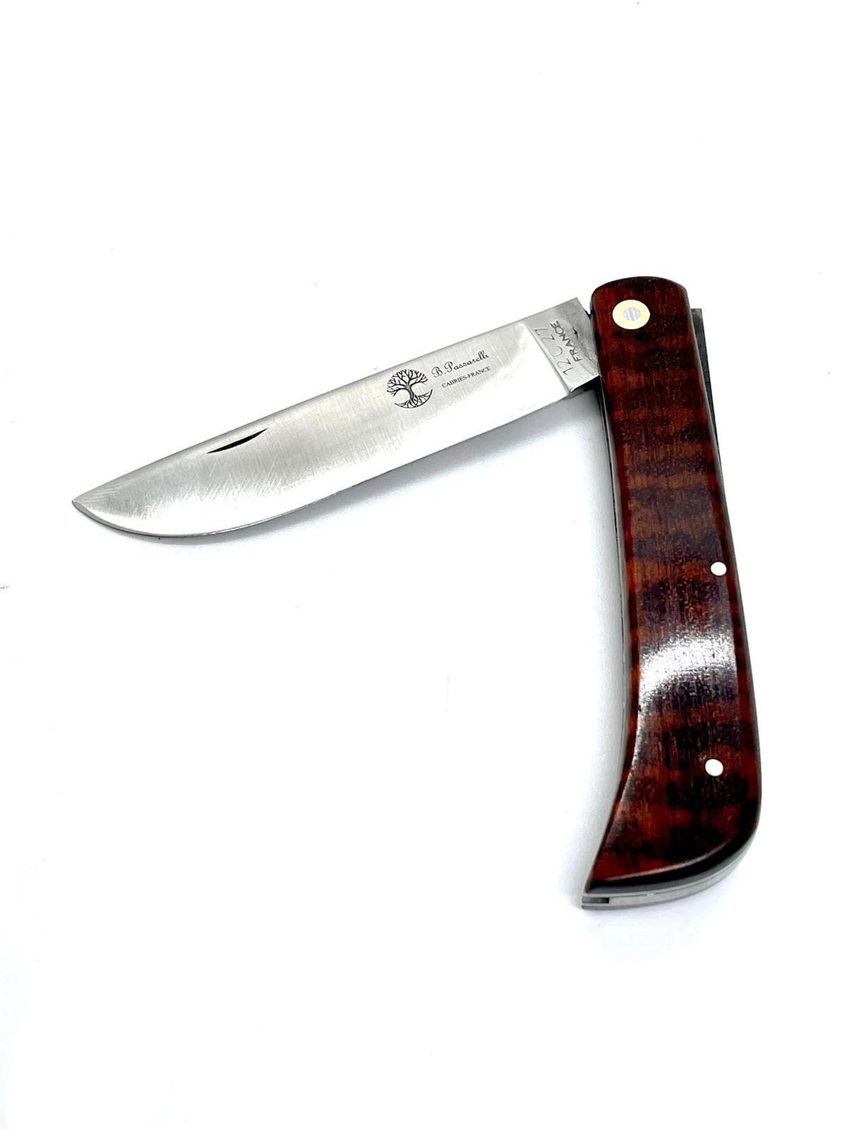 Coutellerie Passarelli - Couteau Mineur lame pliable 10 cm Amourette