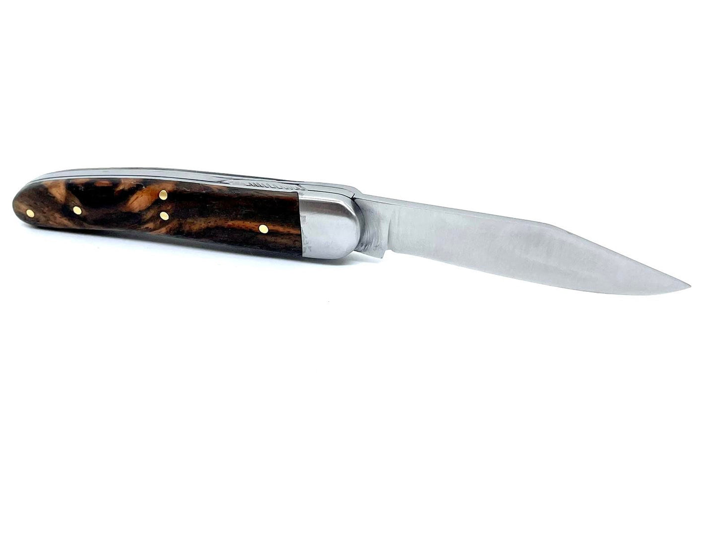 Coutellerie Passarelli - Couteau Alsacien lame pliable 10 cm Ebène de Macassar