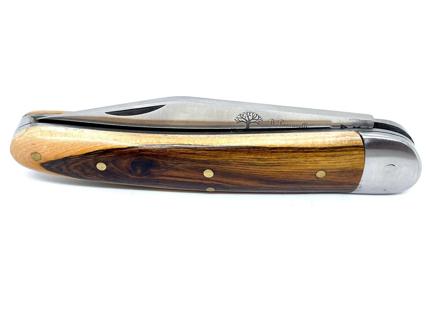 Coutellerie Passarelli - Couteau Alsacien lame pliable 10 cm Pistachier Térébinthe