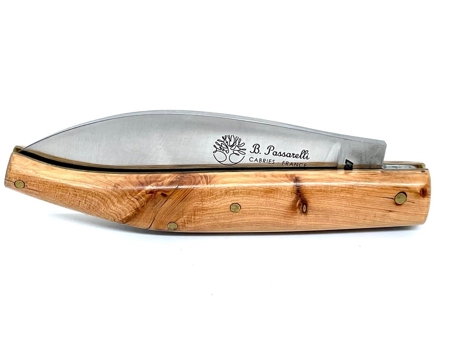 Coutellerie Passarelli - Couteau Saint Amand lame pliable 11 cm loupe de cade de Provence