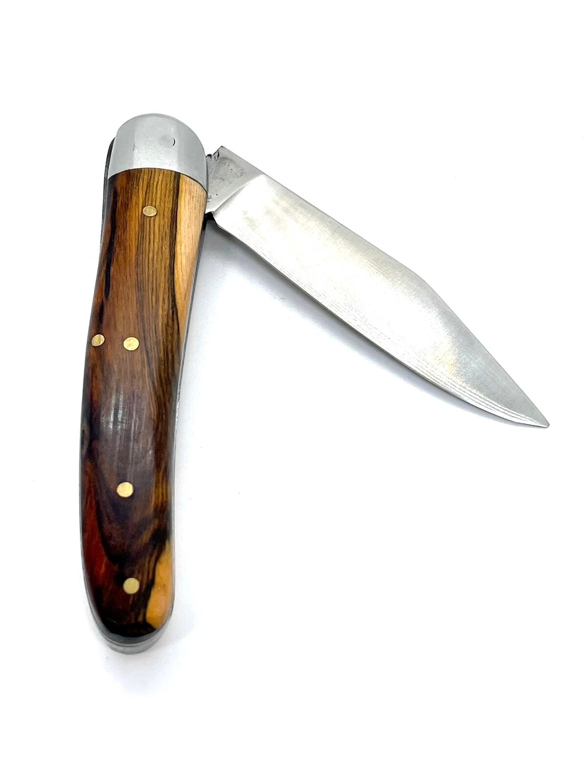 Coutellerie Passarelli - Couteau Alsacien lame pliable 10 cm Pistachier Térébinthe