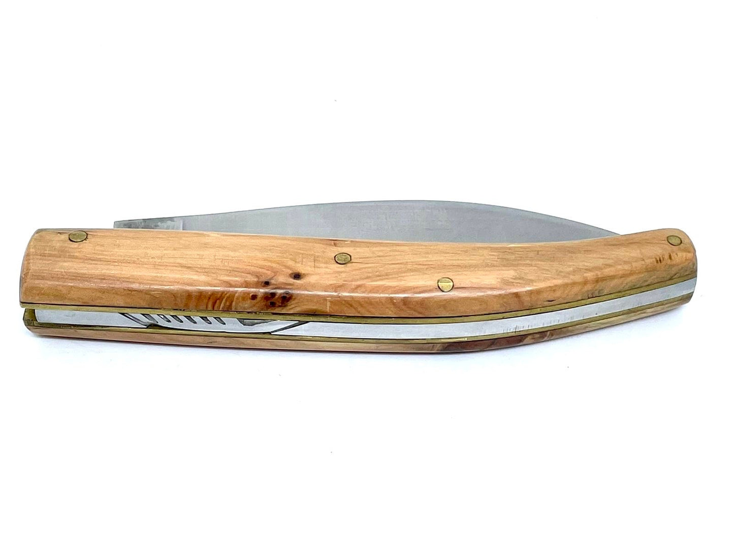 Coutellerie Passarelli - Couteau Saint Amand lame pliable 11 cm loupe de cade de Provence