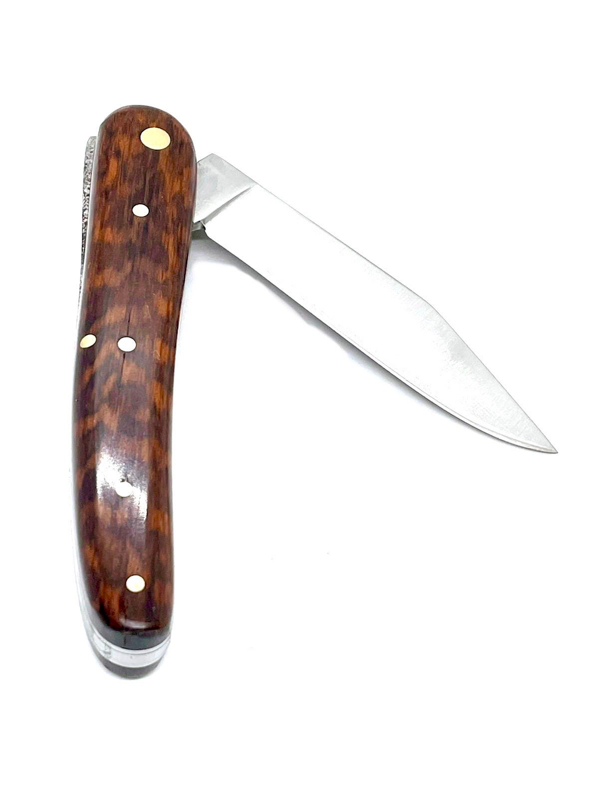 Coutellerie Passarelli - Couteau Alsacien lame pliable 10 cm Amourette, bois d’Amazonie