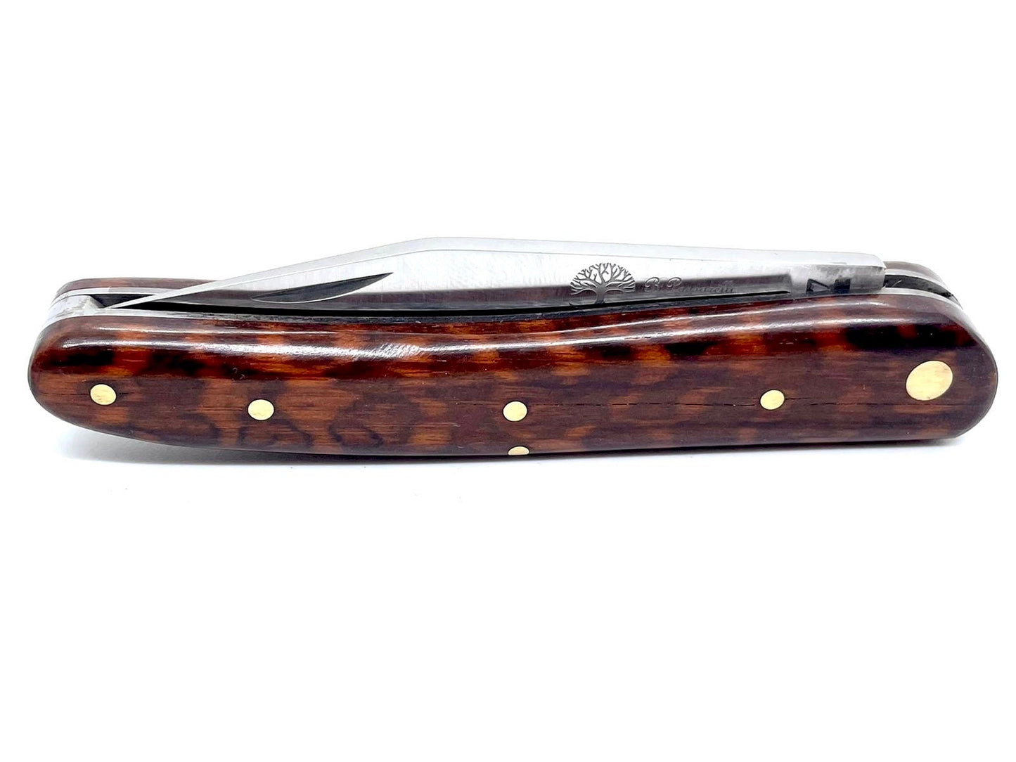 Coutellerie Passarelli - Couteau Alsacien lame pliable 10 cm Amourette, bois d’Amazonie