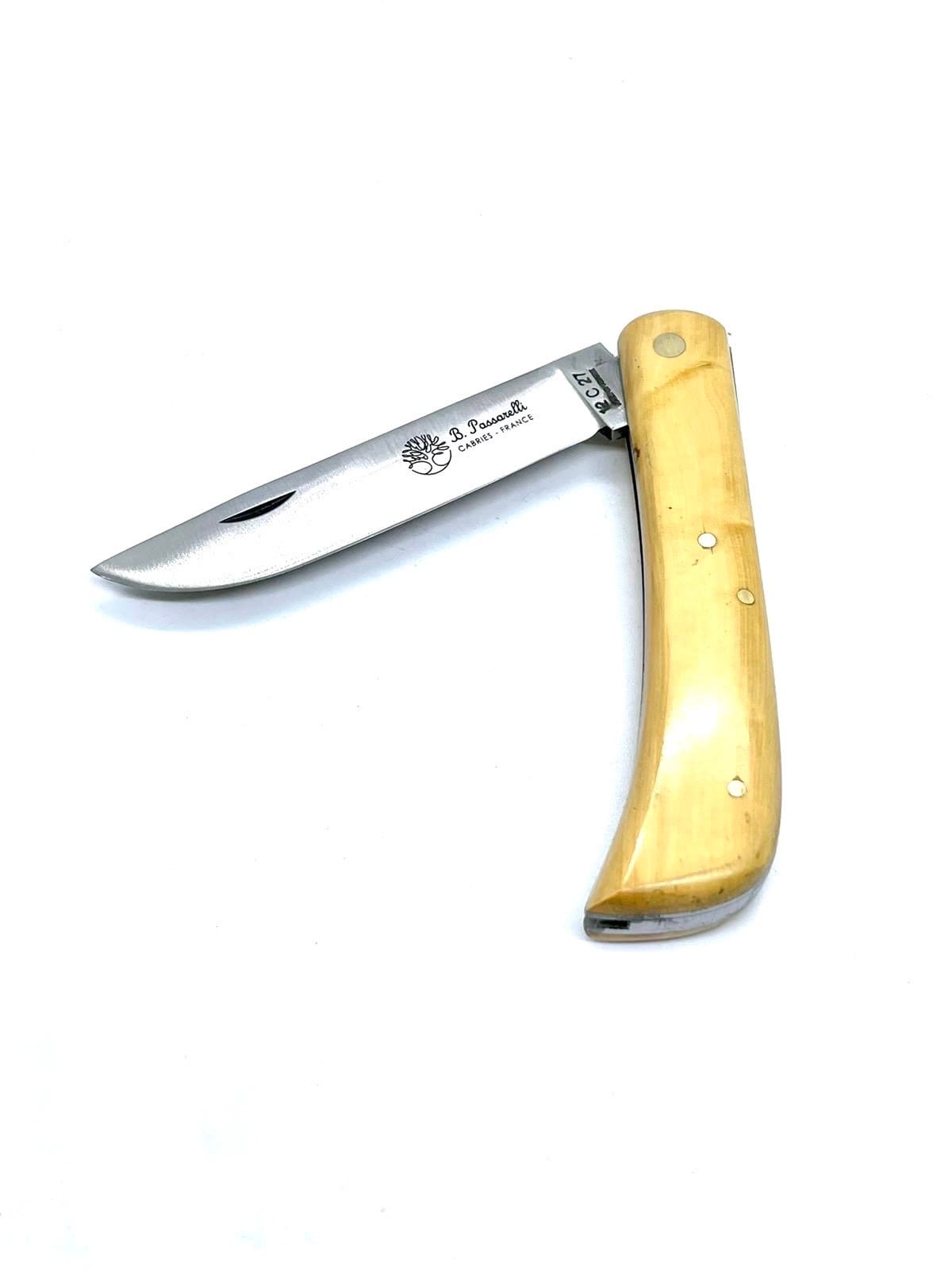 Coutellerie Passarelli - Couteau Mineur lame pliable 10 cm Buis