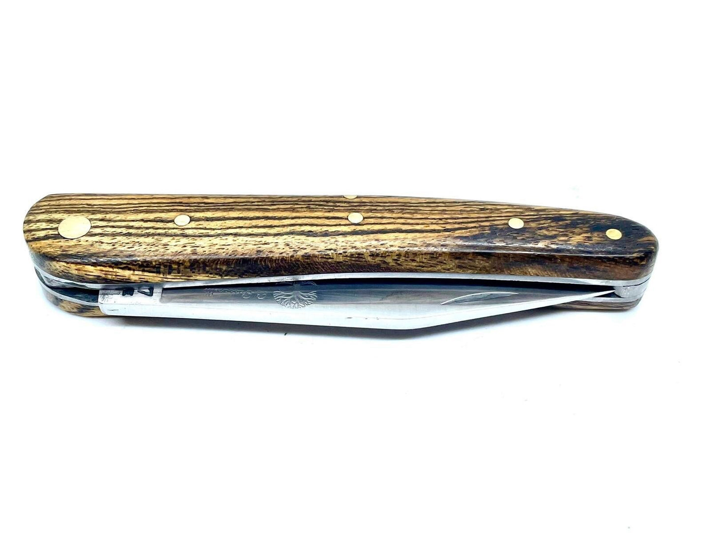 Coutellerie Passarelli - Couteau Alsacien lame pliable 10 cm Bois de Bocote