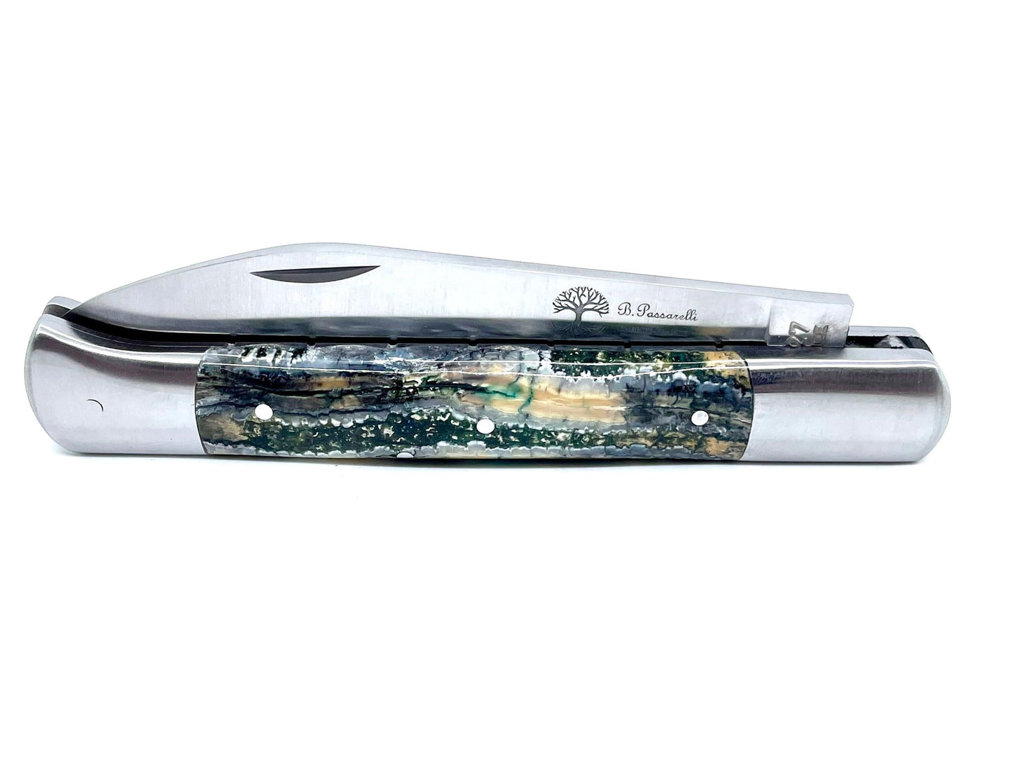 Grünes Mammut-Backenzahn-Roquefort-Messer