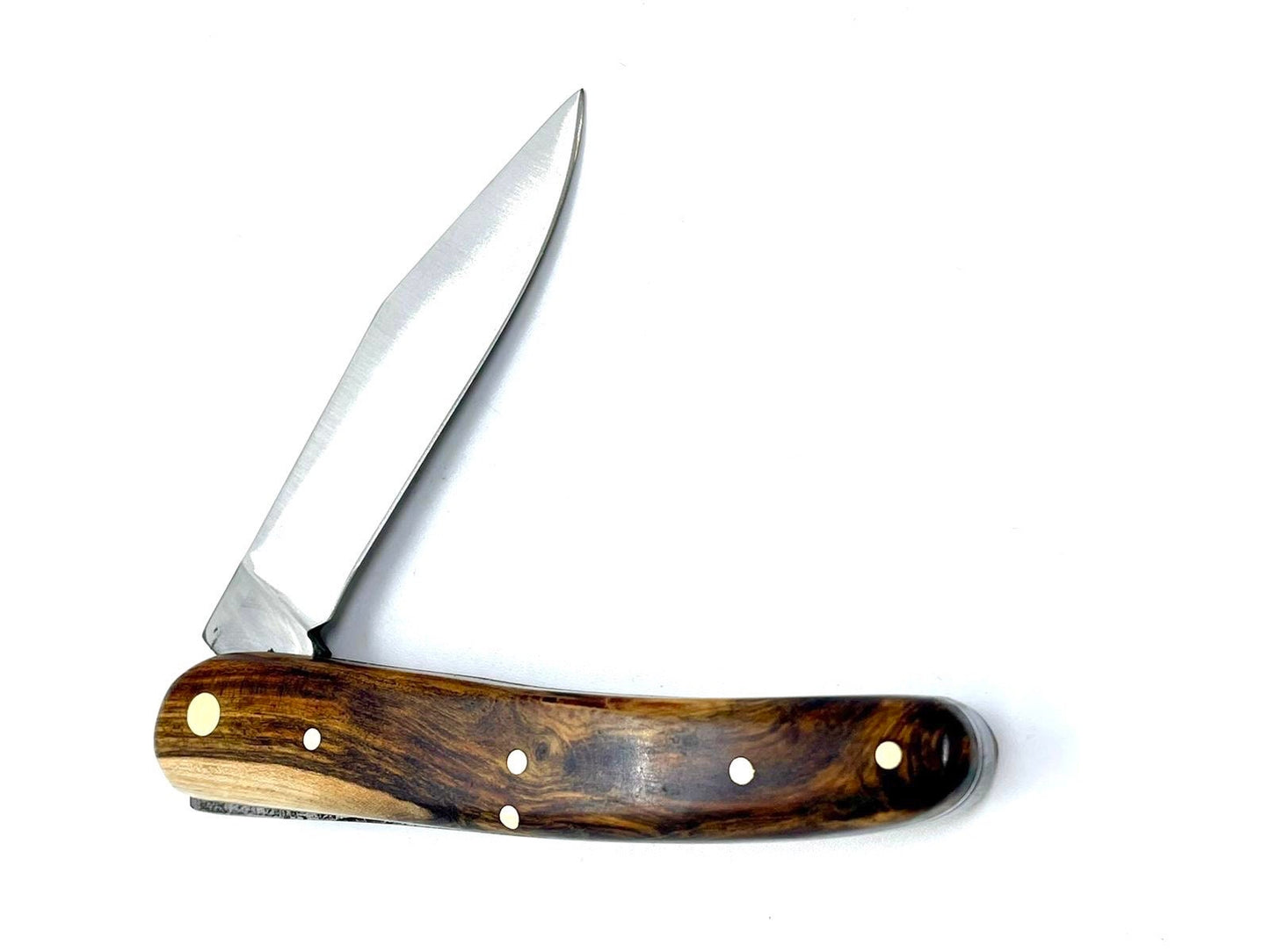 Coutellerie Passarelli - Couteau Alsacien lame pliable 10 cm Pistachier Térébinthe