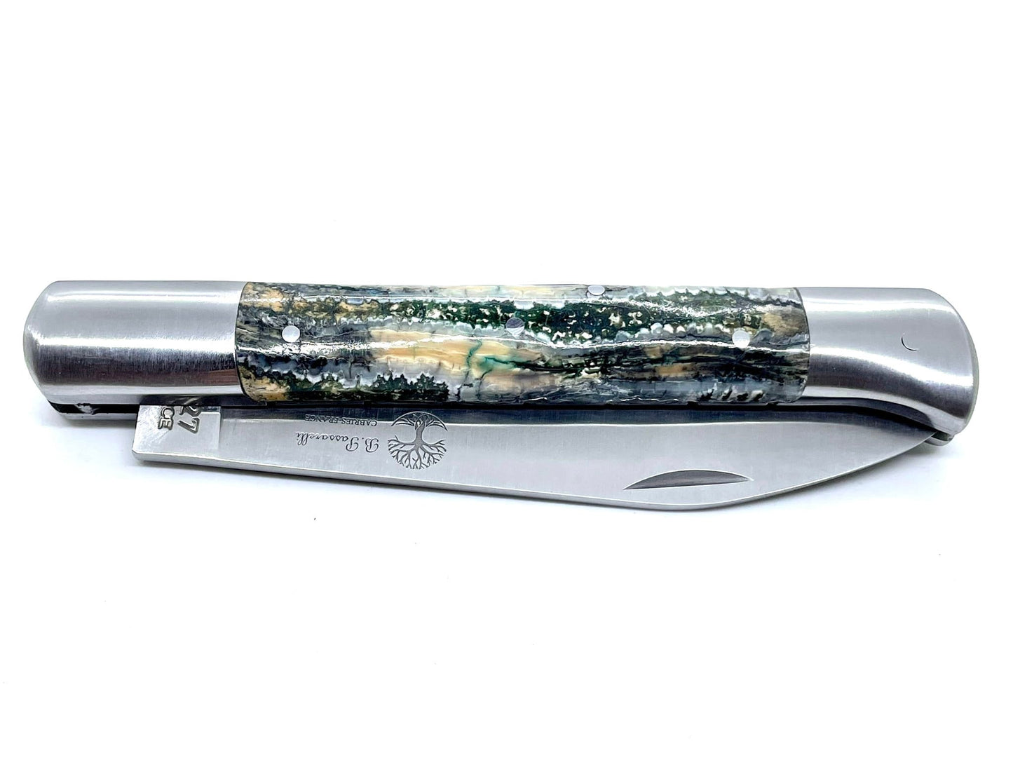 Grünes Mammut-Backenzahn-Roquefort-Messer