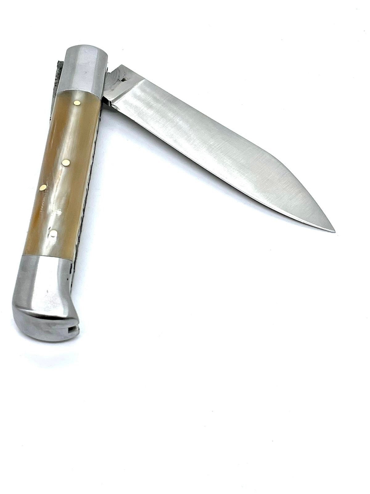 Coutellerie Passarelli - Couteau Roquefort lame pliable 11,5 cm Corne de Zébu