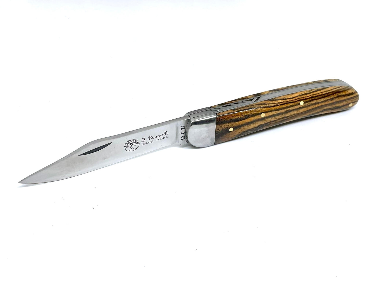 Coutellerie Passarelli - Couteau Alsacien lame pliable 10 cm Bois de Bocote