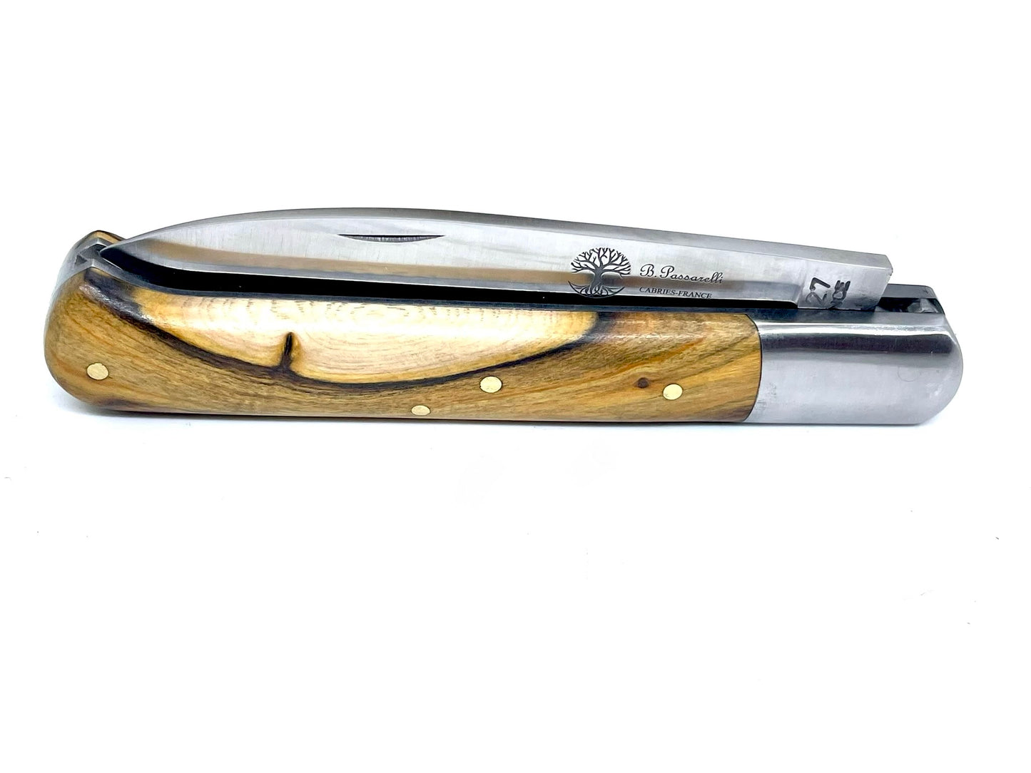 Coutellerie Passarelli - Couteau Yssingeaux lame pliable 10,5 cm Pistachier Térébinthe
