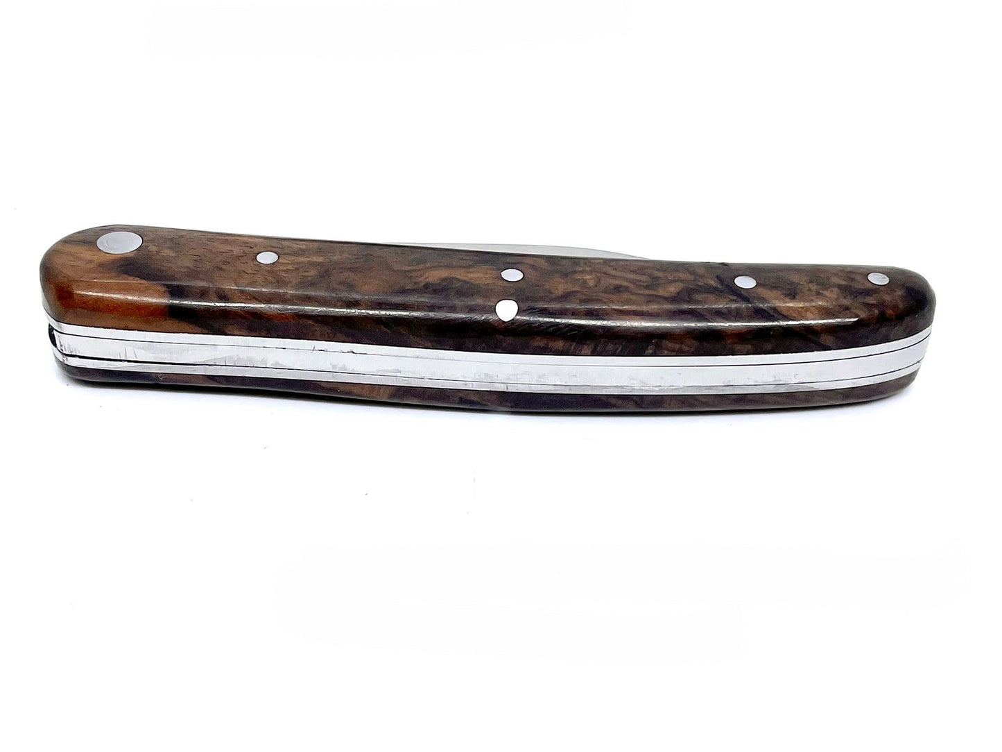 Modellmesser aus Alpenmaser-Walnussholz