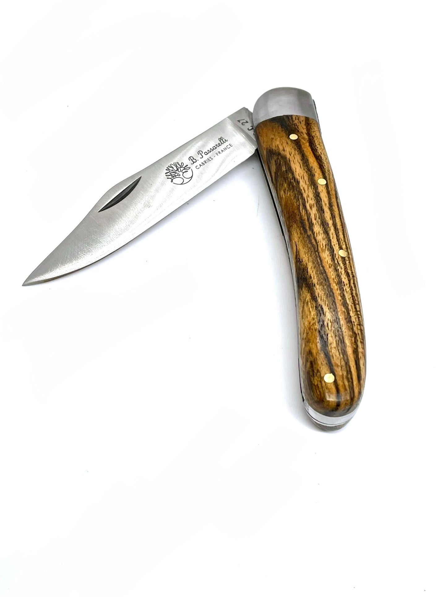Coutellerie Passarelli - Couteau Alsacien lame pliable 10 cm Bois de Bocote