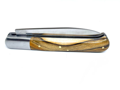 Coutellerie Passarelli - Couteau Yssingeaux lame pliable 10,5 cm Pistachier Térébinthe