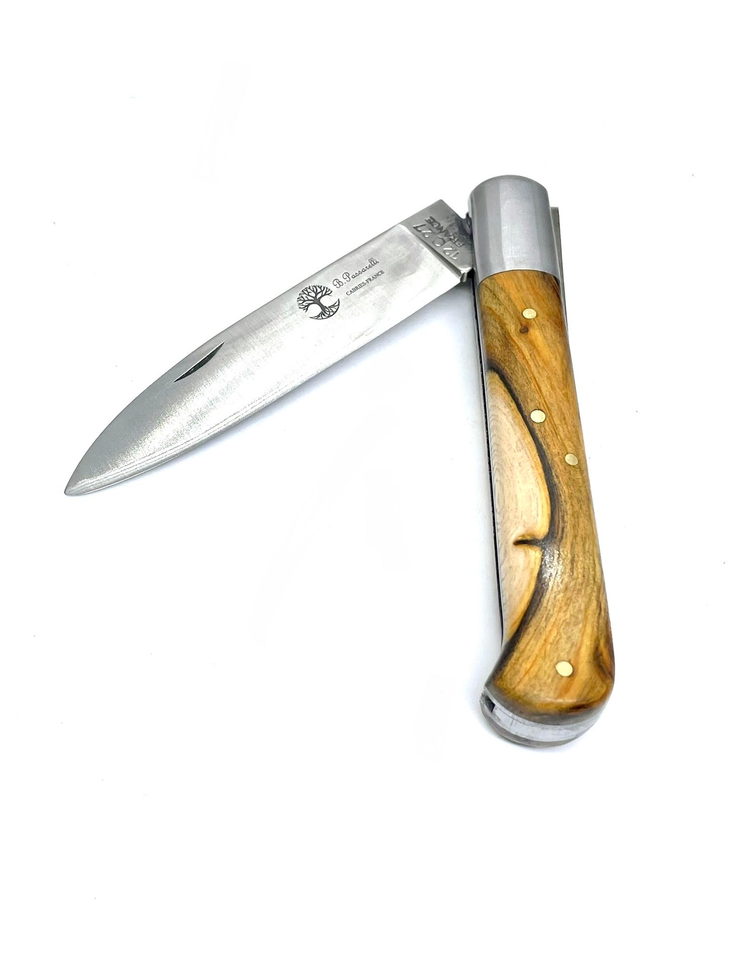 Coutellerie Passarelli - Couteau Yssingeaux lame pliable 10,5 cm Pistachier Térébinthe
