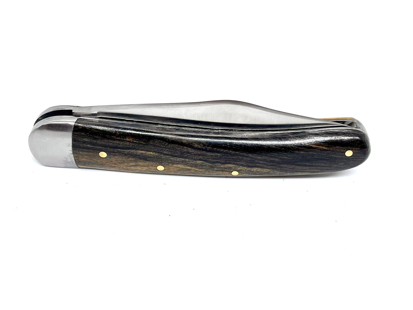 Coutellerie Passarelli - Couteau Alsacien lame pliable 10 cm ébène royale du Laos