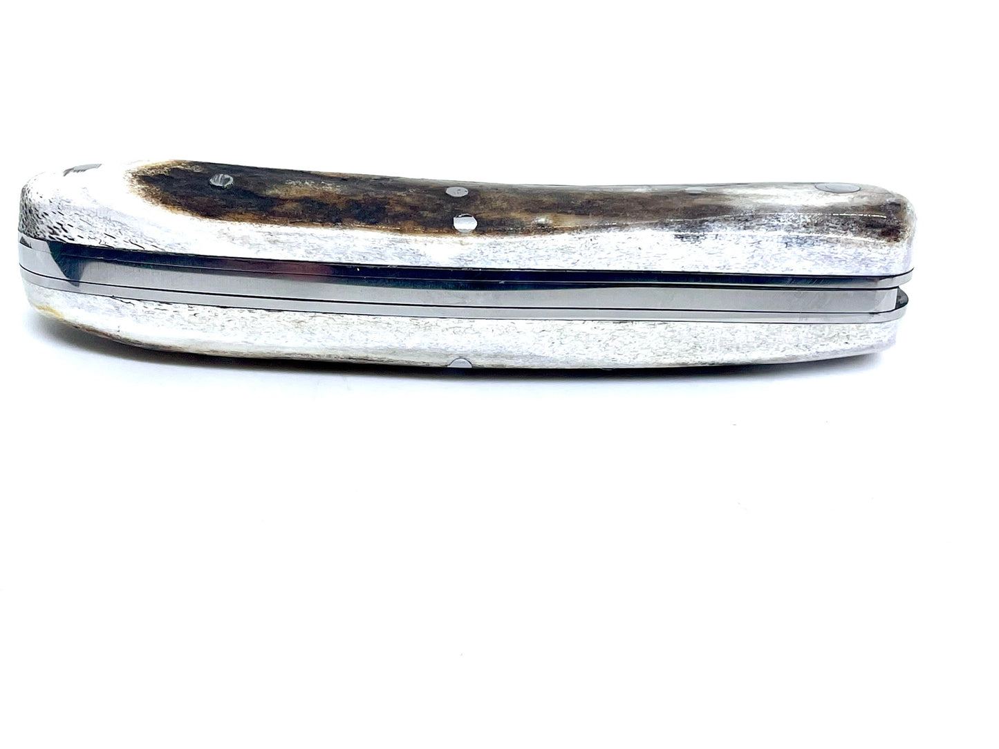 Coutellerie Passarelli - Couteau Alsacien lame pliable 10 cm Bois de Cerf