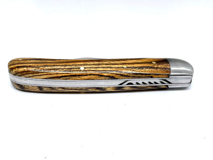 Coutellerie Passarelli - Couteau Alsacien lame pliable 10 cm Bois de Bocote