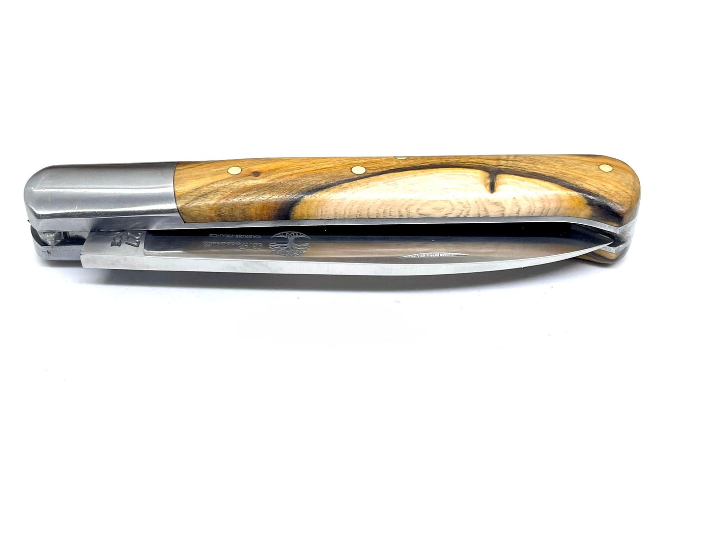 Coutellerie Passarelli - Couteau Yssingeaux lame pliable 10,5 cm Pistachier Térébinthe