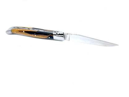 Coutellerie Passarelli - Couteau Laguiole lame pliable 12cm Ébène royale du Laos