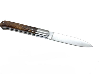 Coutellerie Passarelli - Couteau Yssingeaux lame pliable 10,5 cm Ronce de Noyer