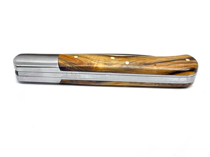 Coutellerie Passarelli - Couteau Yssingeaux lame pliable 10,5 cm Pistachier Térébinthe