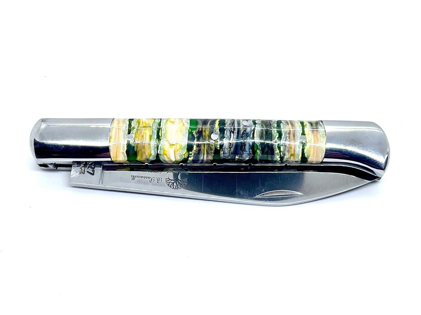 Grünes Mammut-Backenzahn-Roquefort-Messer